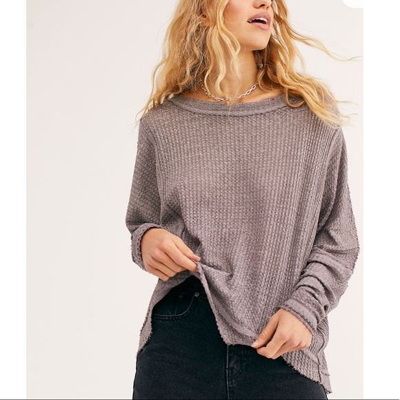 Free People Tops - {Free People} slouchy thermal